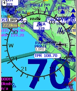 mappa aereonautica